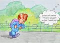 Намалюймо віршик! “На руці моїй годинник… ” / Годинник