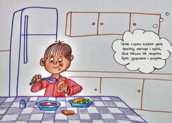 Намалюймо віршик! “Їжте добре кожен день… ” / Смачного !