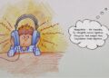 Намалюймо віршик! “Навушники не іграшка… ” / Бережи вушка